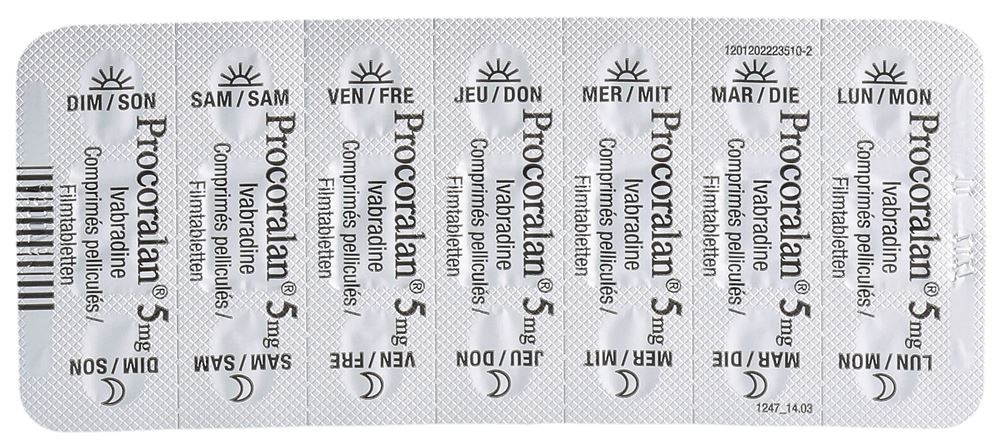 PROCORALAN cpr pell 5 mg 112 pce