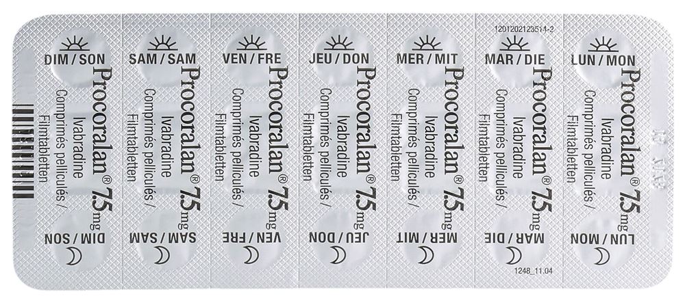 Procoralan 7.5 mg, comprimé pelliculé