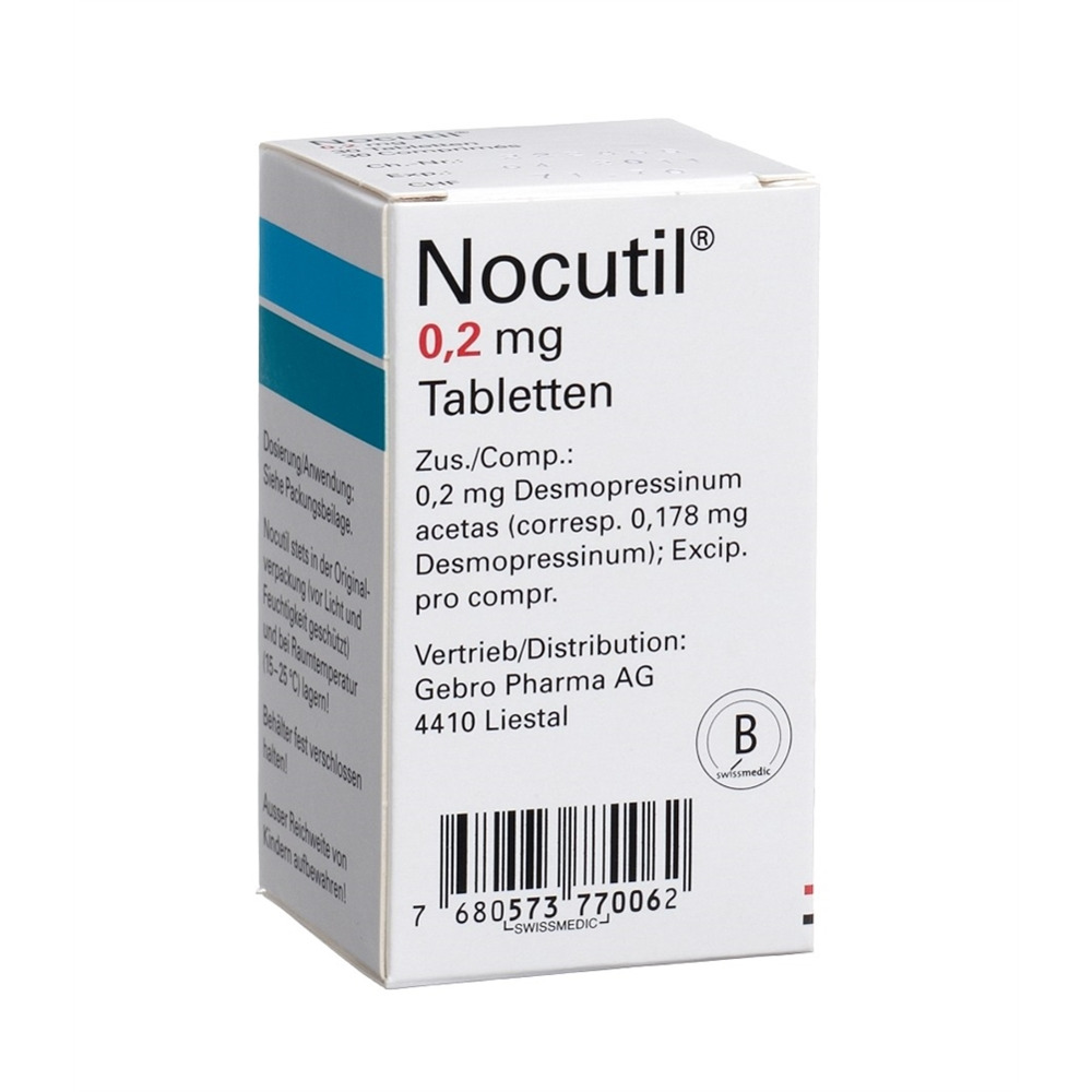 NOCUTIL cpr 0.2 mg bte 30 pce