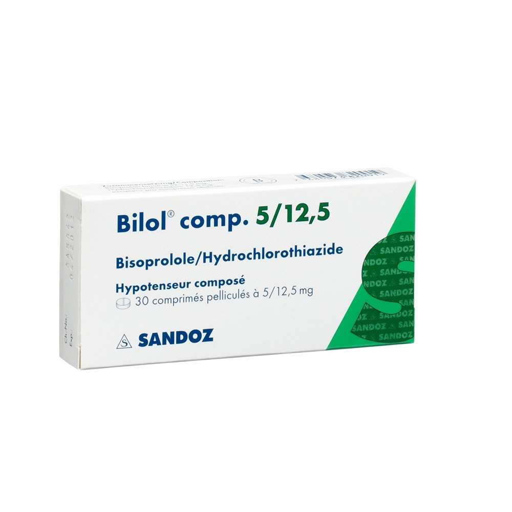 BILOL comp cpr pell 5/12.5 mg 30 pce