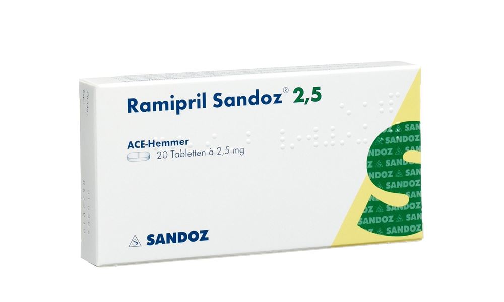 Ramipril Sandoz 2.5, Tabletten