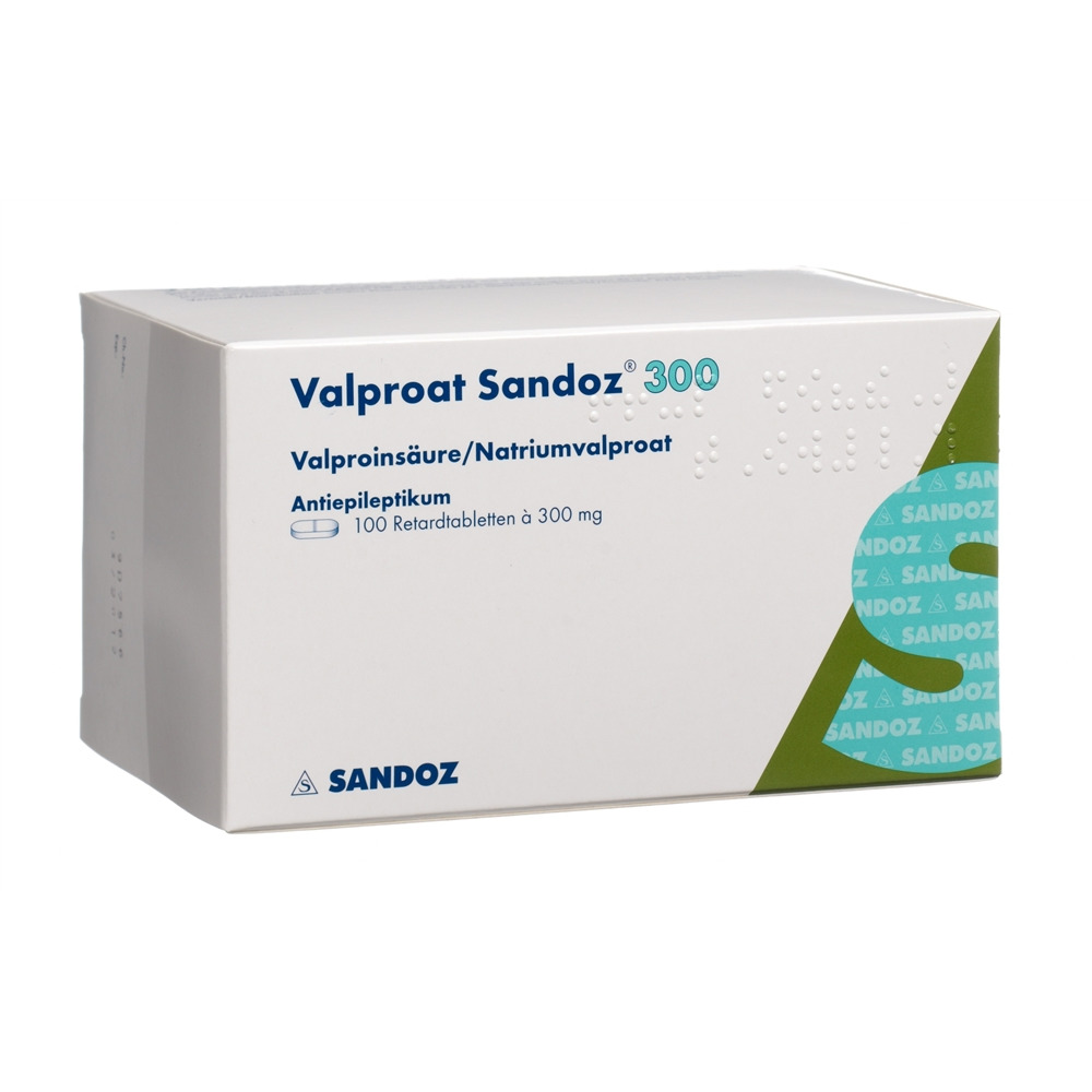 VALPROAT Sandoz cpr ret 300 mg 100 pce