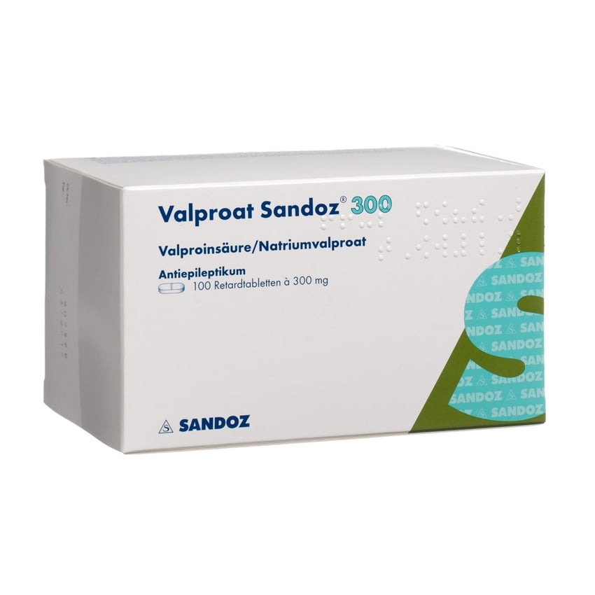 VALPROAT Sandoz cpr ret 300 mg 100 pce