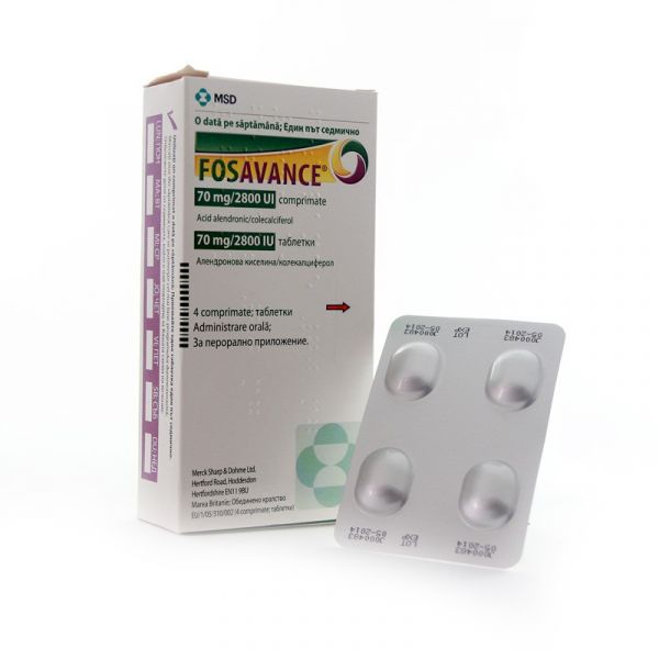 Fosavance 70/2800, Wochentabletten
