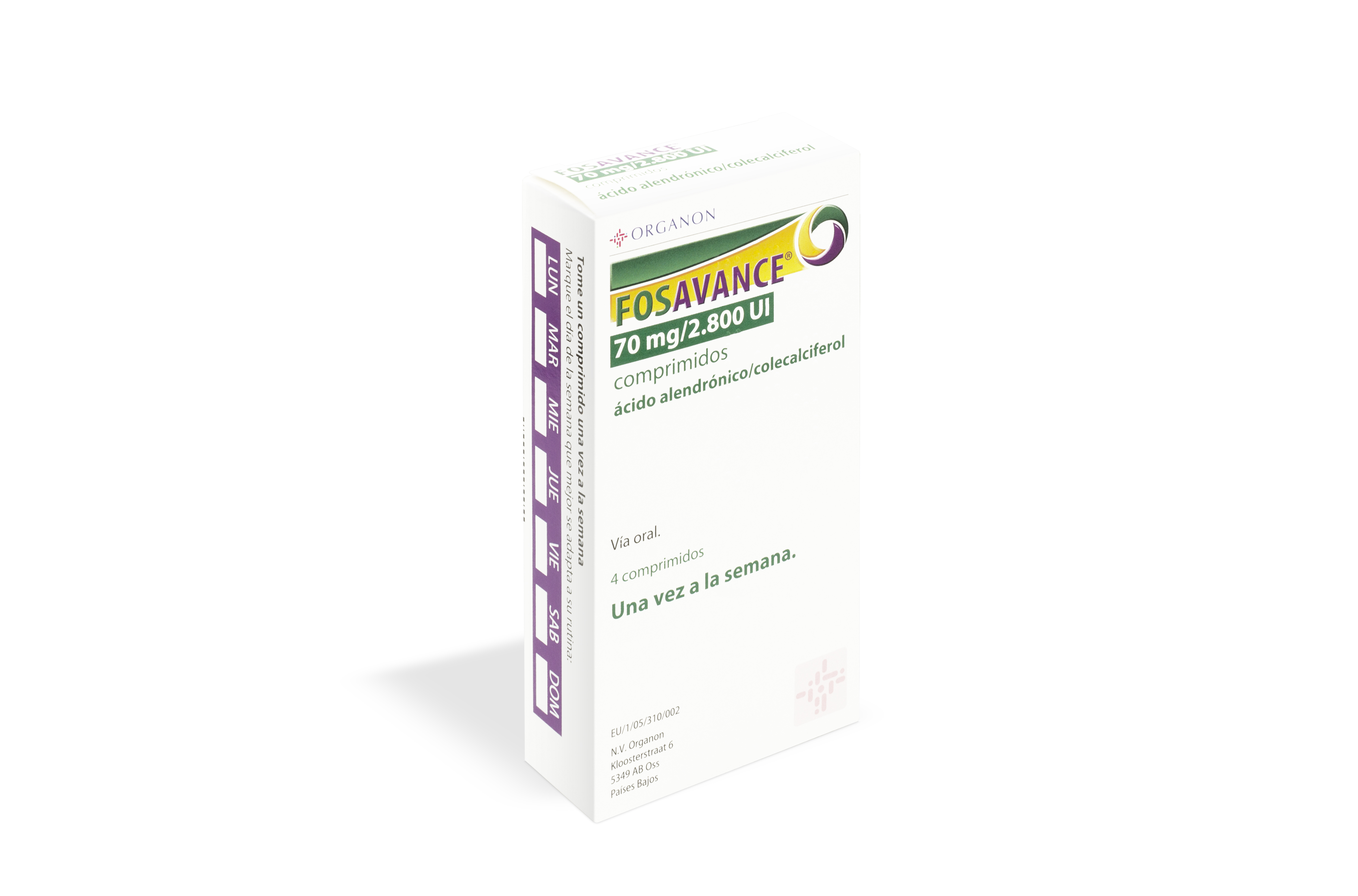 Fosavance 70/2800, Wochentabletten