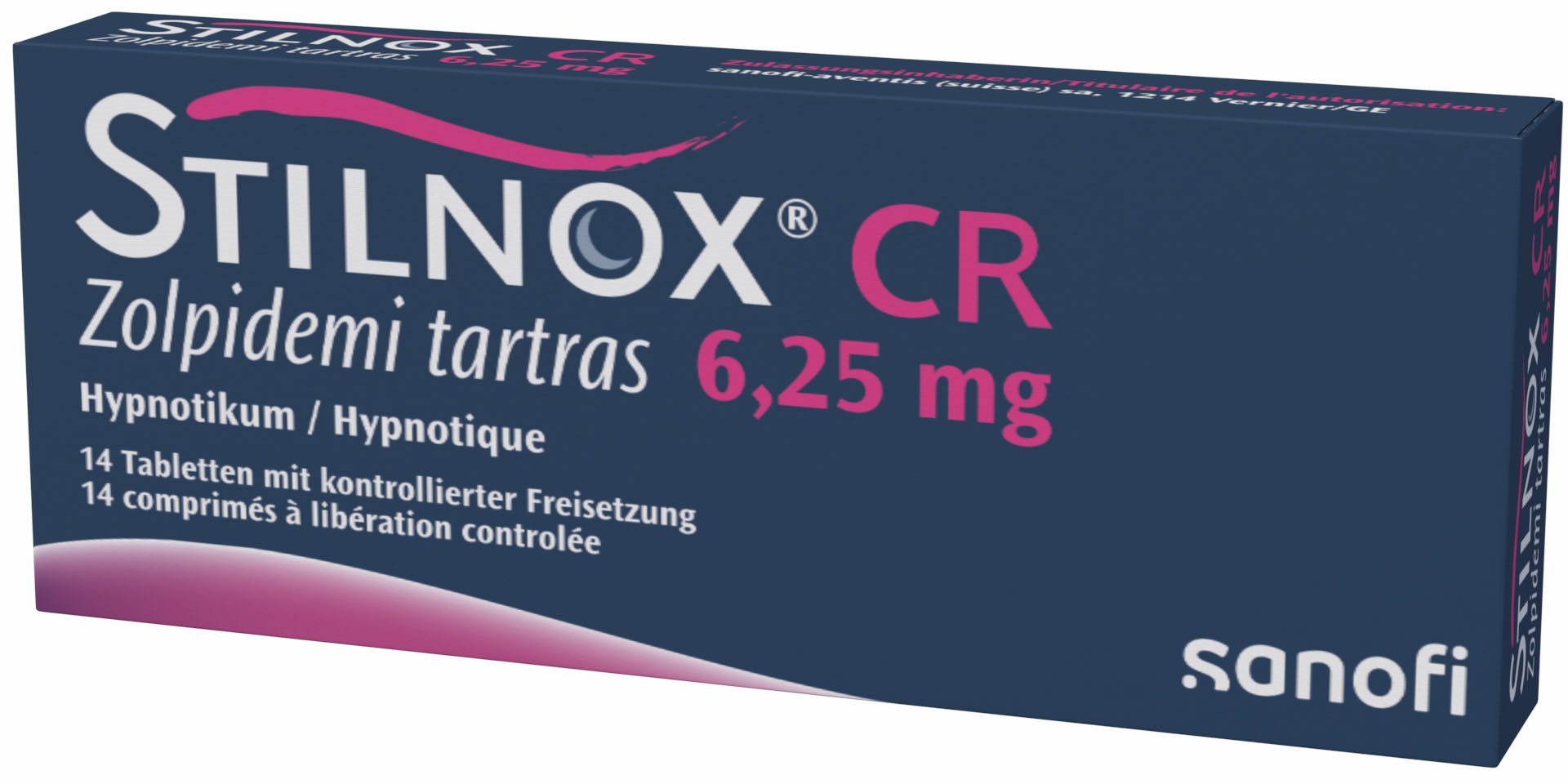 Stilnox CR 6.25 mg, comprimés à libération contrôlée