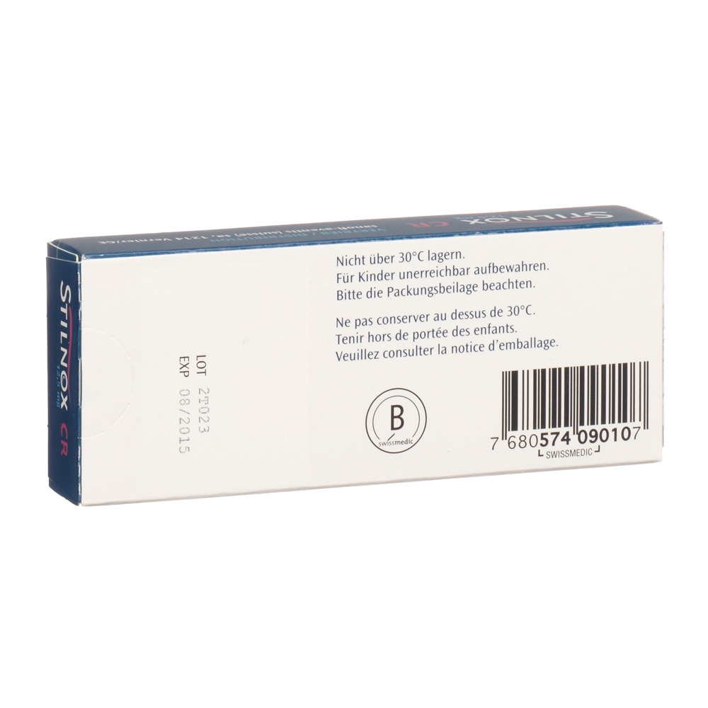 Stilnox CR 12.5 mg, comprimés à libération contrôlée