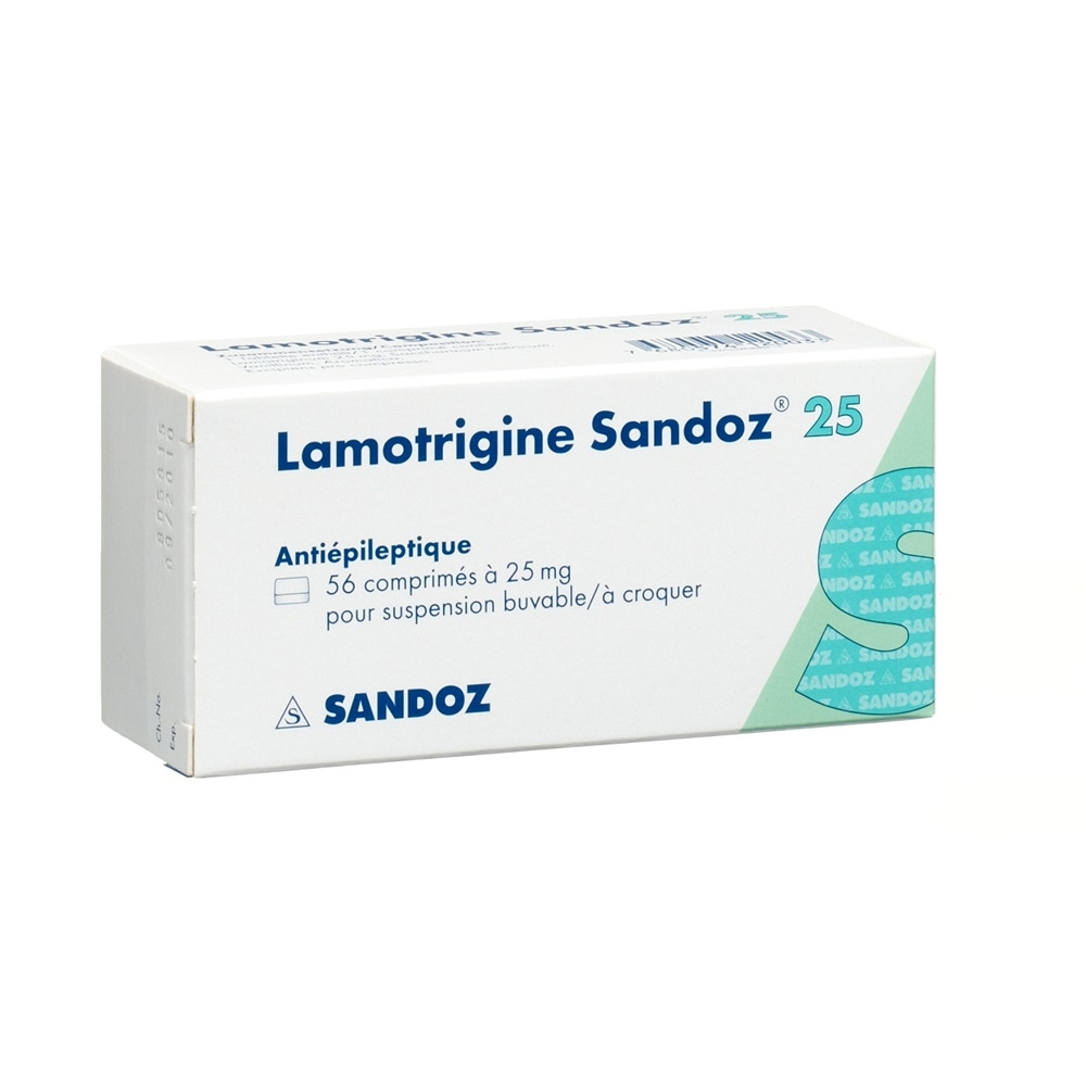 LAMOTRIGINE Sandoz cpr disp 25 mg 56 pce