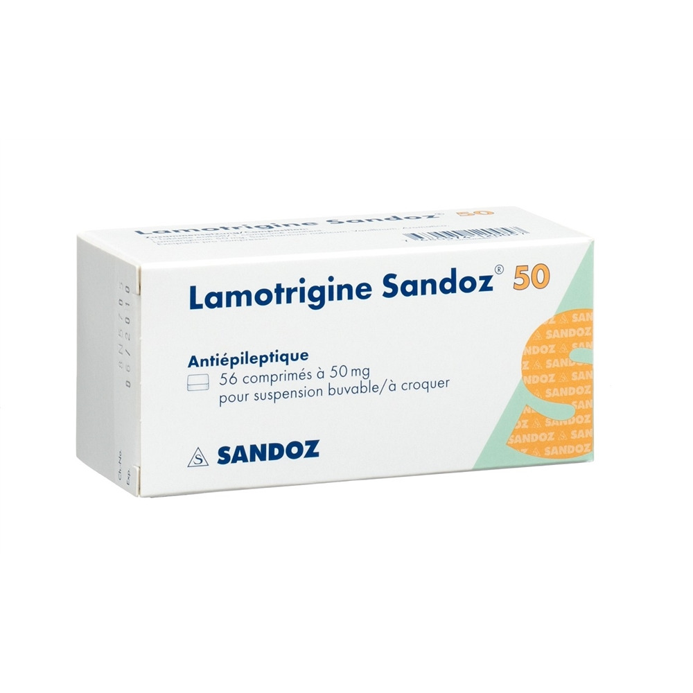 LAMOTRIGINE Sandoz cpr disp 50 mg 56 pce