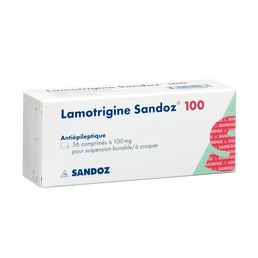 LAMOTRIGINE Sandoz cpr disp 100 mg 56 pce
