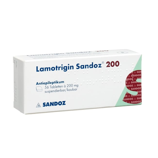 LAMOTRIGINE Sandoz cpr disp 200 mg 56 pce
