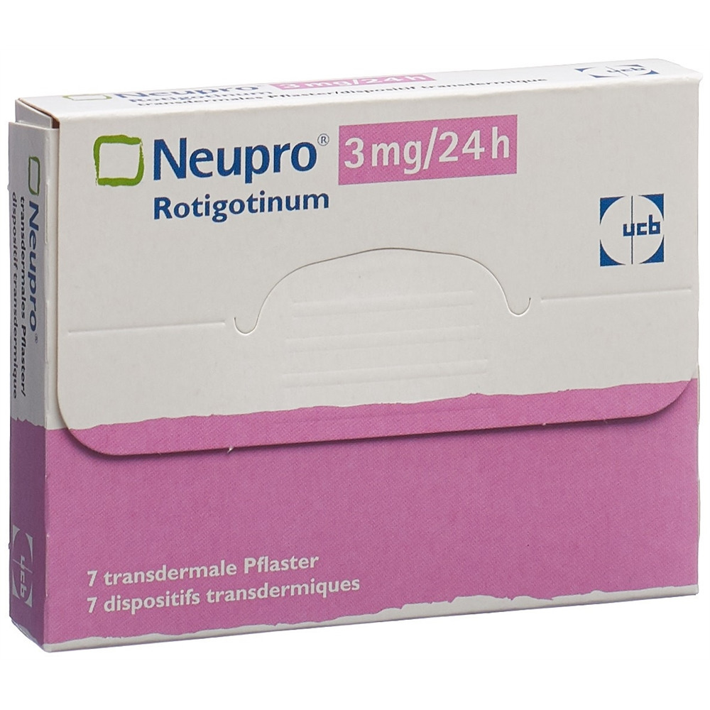 Neupro 3 mg/24h, dispositif transdermique