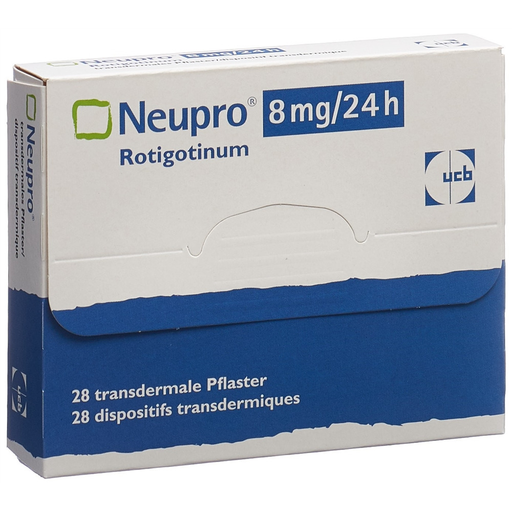 NEUPRO patch mat 8 mg/24h sach 28 pce
