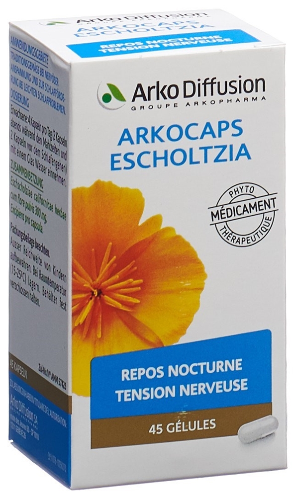 ARKOCAPS Escholtzia, gélules - 45 pce