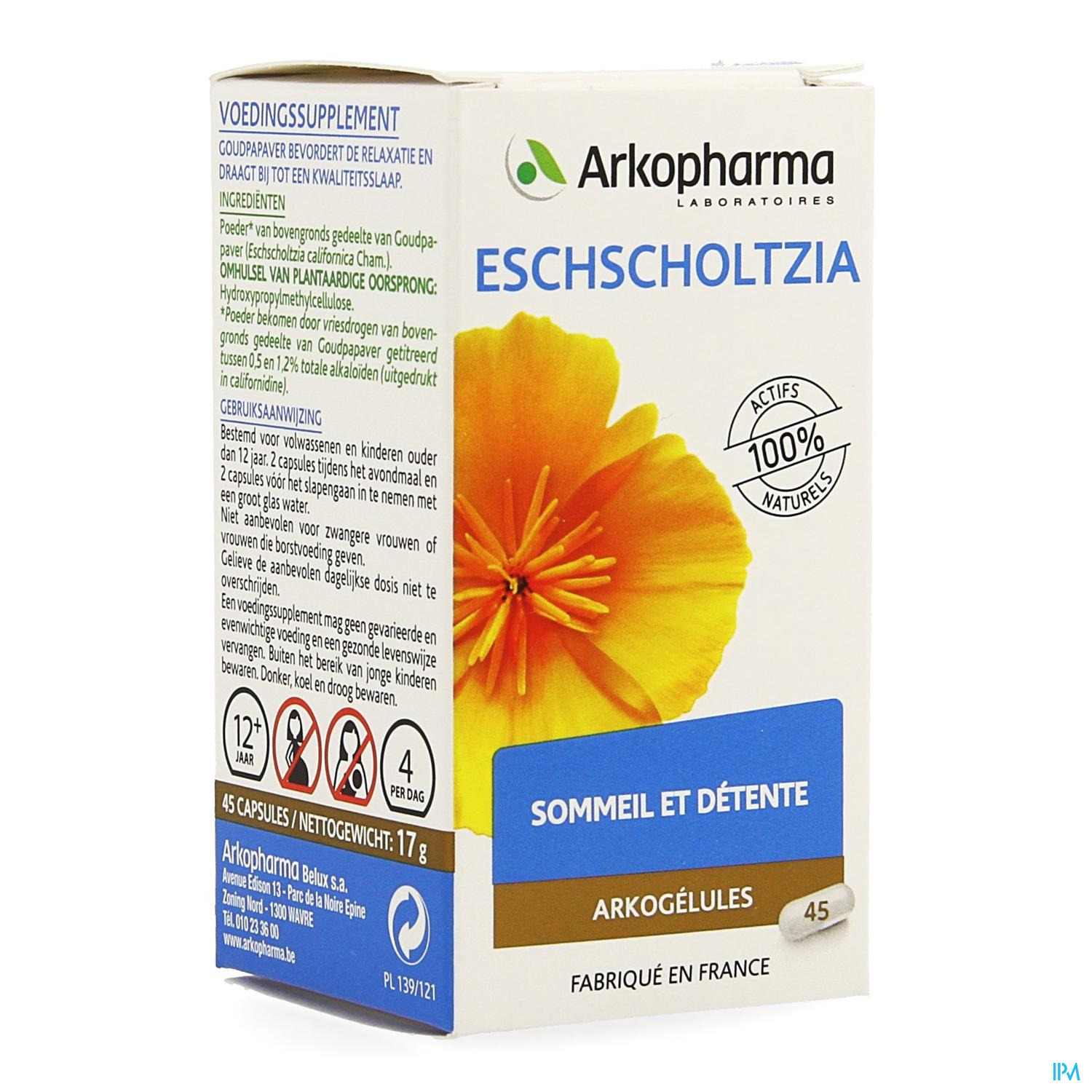 Arkocaps Escholtzia, gélules