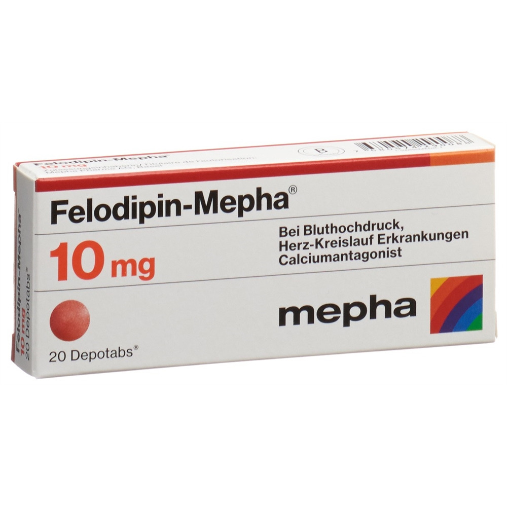 FELODIPIN Mepha cpr ret 10 mg 20 pce