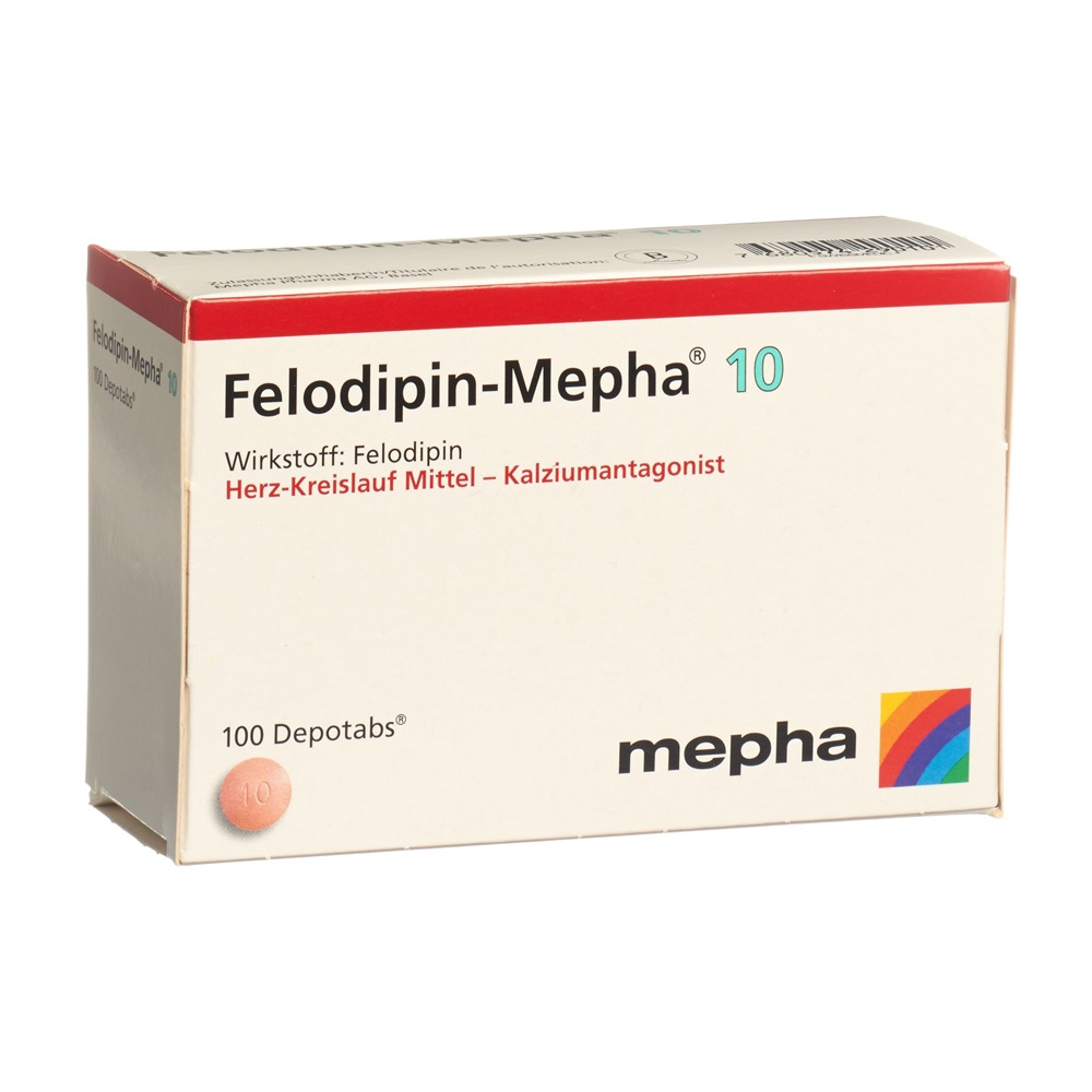 FELODIPIN Mepha cpr ret 10 mg 100 pce