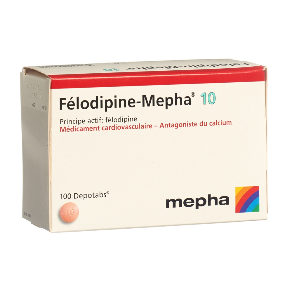 FELODIPIN Mepha cpr ret 10 mg 100 pce