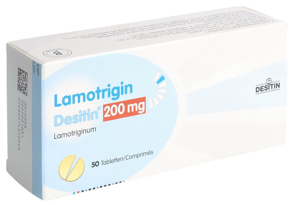 LAMOTRIGIN Desitin cpr 200 mg 50 pce
