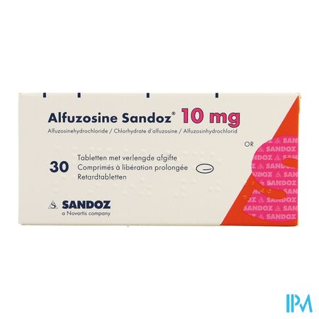 ALFUZOSINE Sandoz cpr ret 10 mg 10 pce