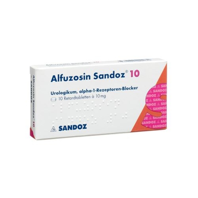 ALFUZOSINE Sandoz cpr ret 10 mg 30 pce