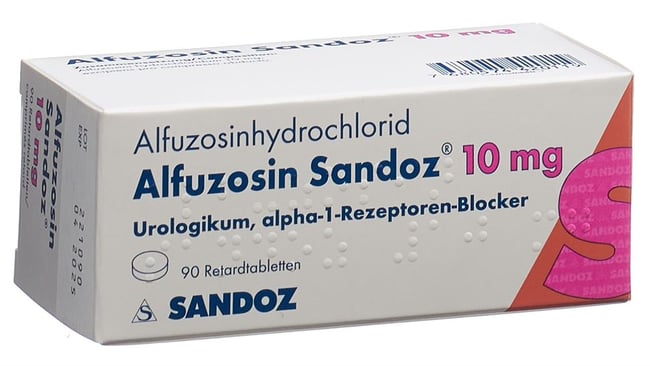 ALFUZOSINE Sandoz cpr ret 10 mg 90 pce