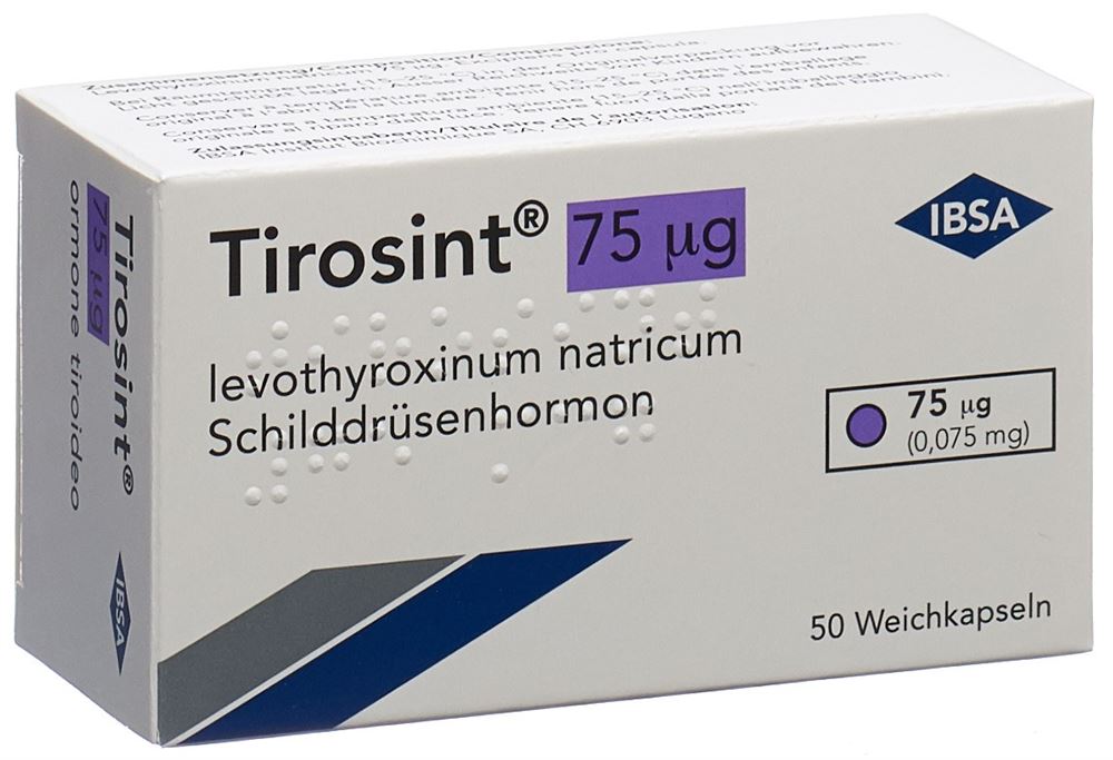 Tirosint 75 ug, capsula molle