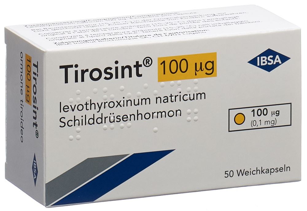 Tirosint 100 ug, capsula molle