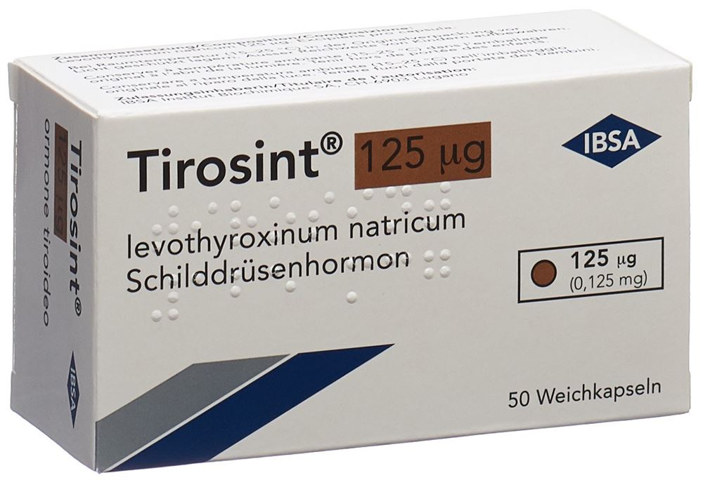 Tirosint 125 ug, capsula molle
