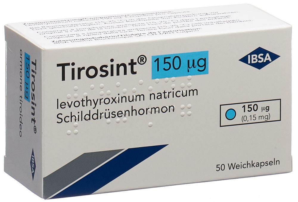 TIROSINT caps moll 150 mcg 50 pce