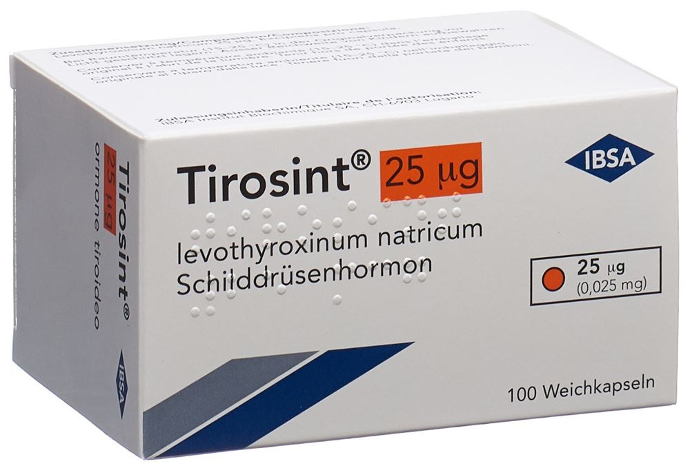 Tirosint 25 μg, capsula molle