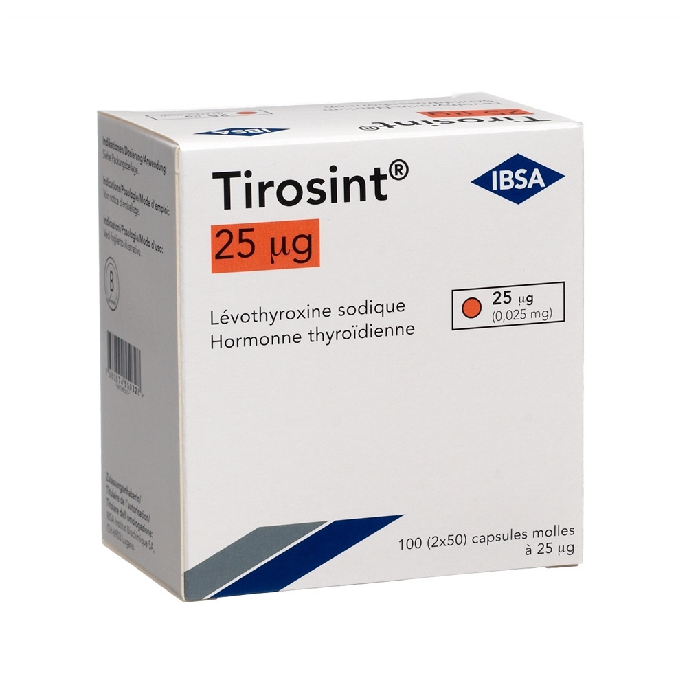 Tirosint 25 μg, capsula molle