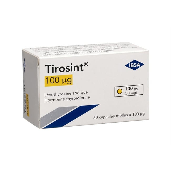 TIROSINT caps moll 25 mcg 100 pce