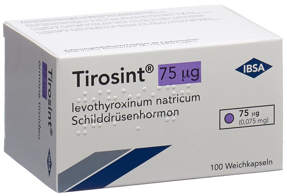 TIROSINT caps moll 75 mcg 100 pce