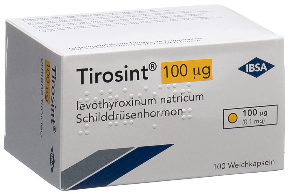 TIROSINT caps moll 100 mcg 100 pce