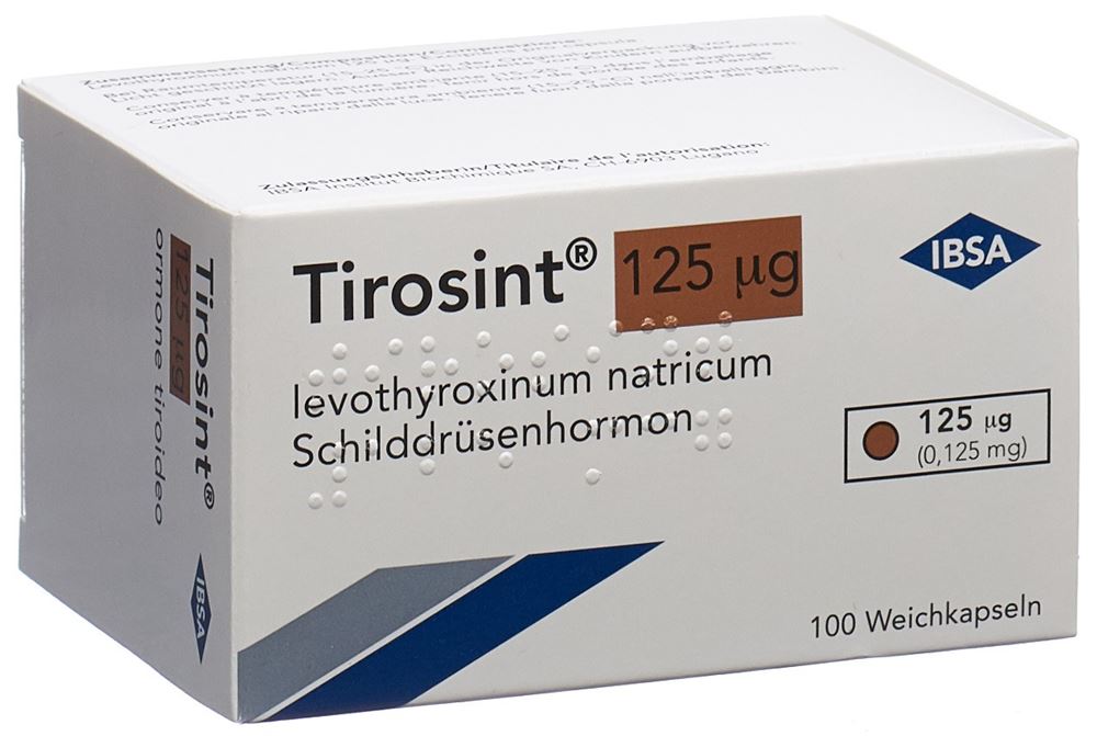 TIROSINT caps moll 125 mcg 100 pce