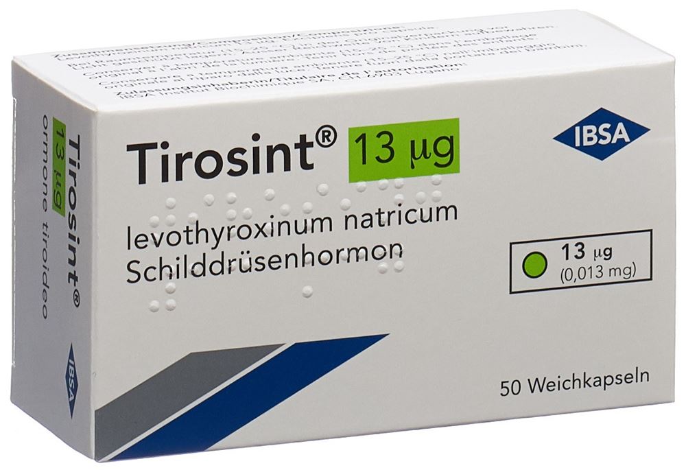 Tirosint 13 ug, capsula molle
