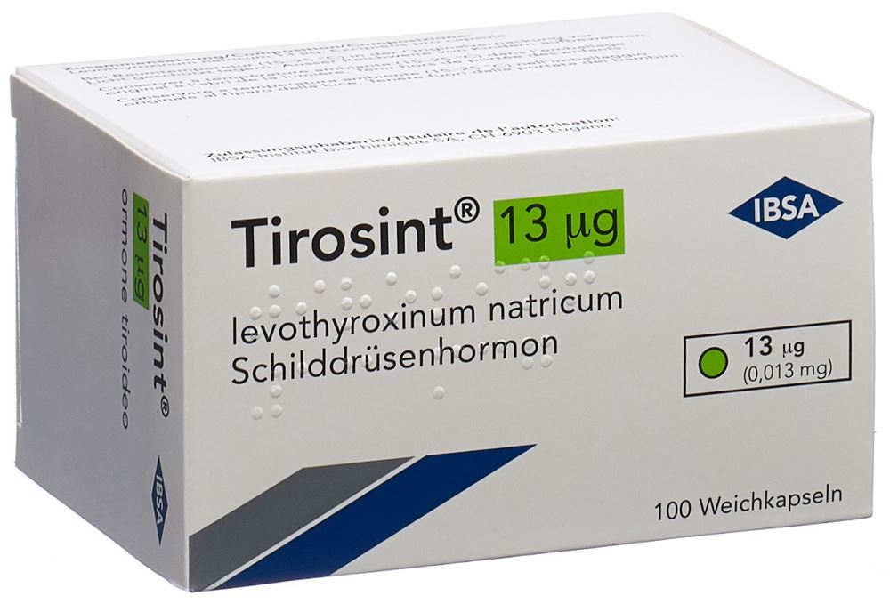 TIROSINT caps moll 13 mcg 100 pce