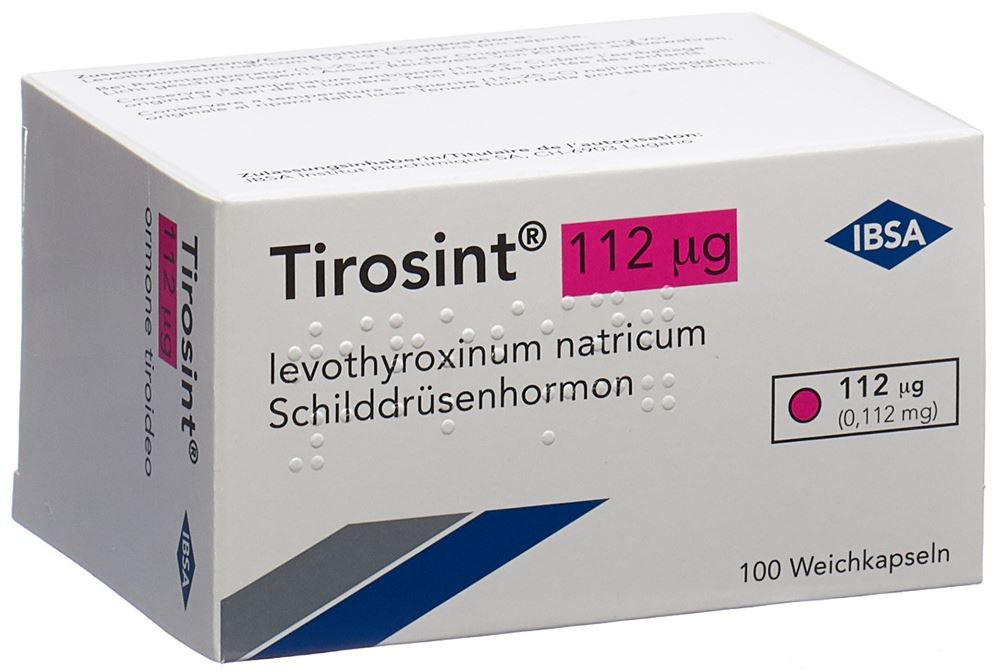 TIROSINT caps moll 112 mcg 100 pce