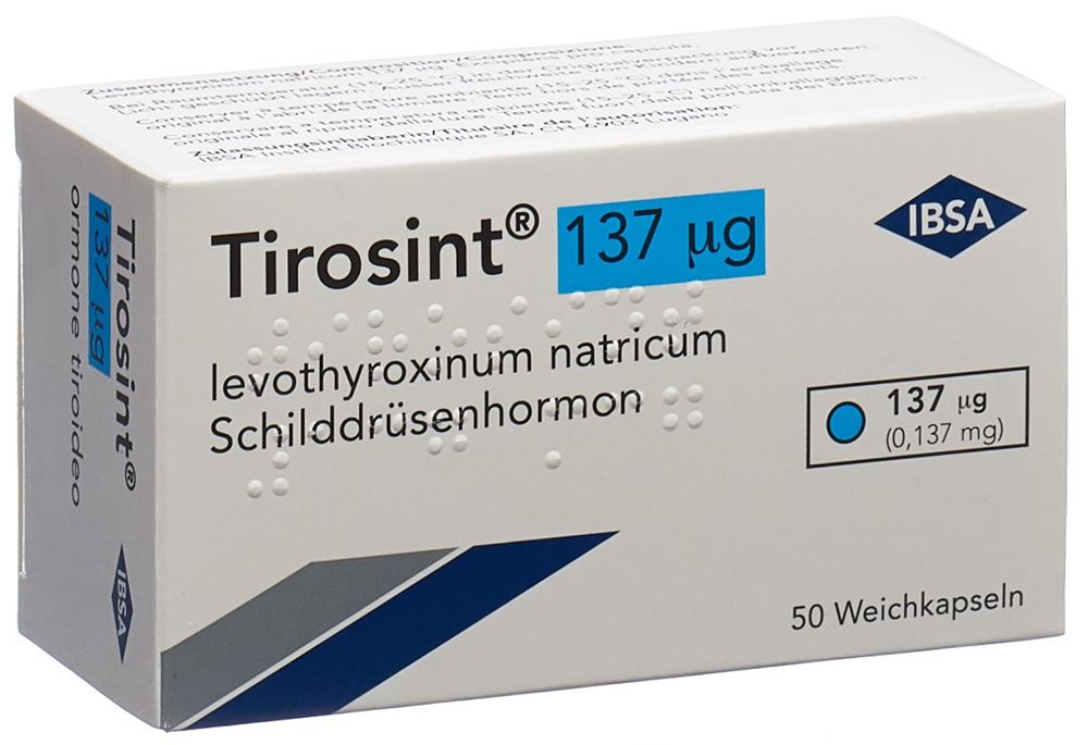 TIROSINT caps moll 137 mcg 50 pce