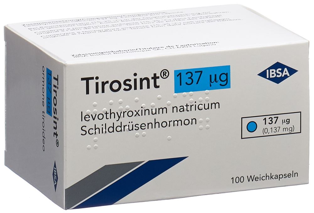 TIROSINT caps moll 137 mcg 100 pce