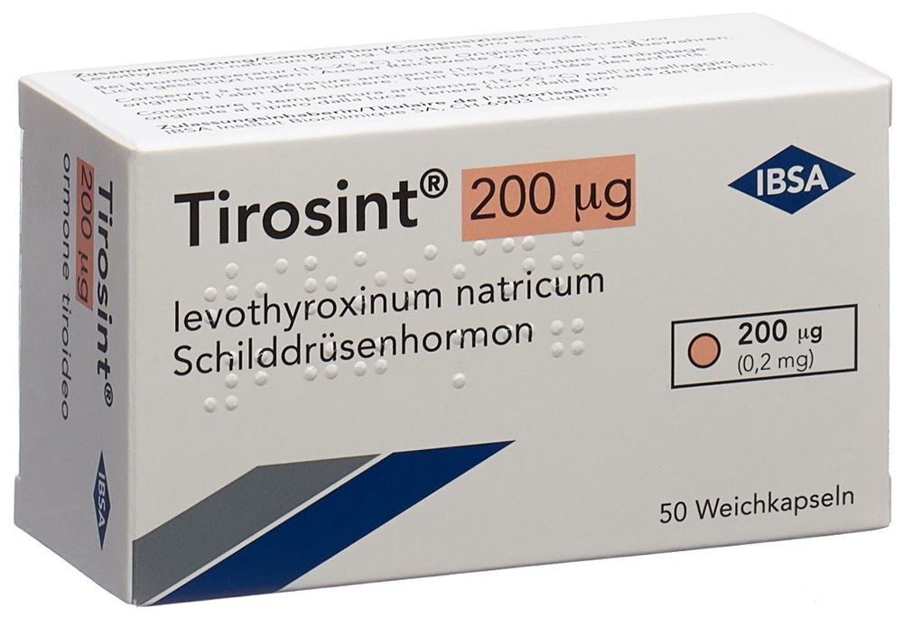 Tirosint 200 ug, capsula molle