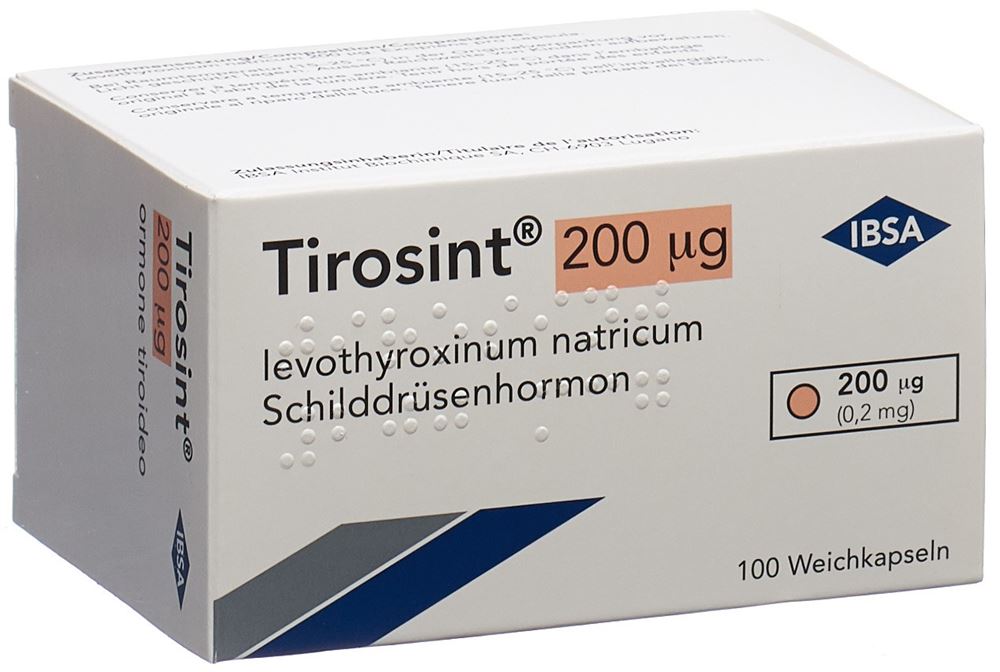Tirosint 200 μg, capsula molle