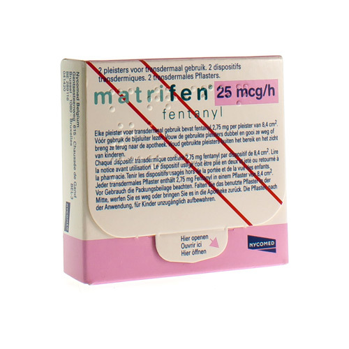 Matrifen 25 ug/h, Transdermales Pflaster