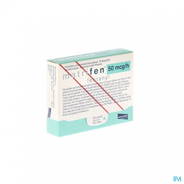 Matrifen 50 ug/h, Transdermales Pflaster