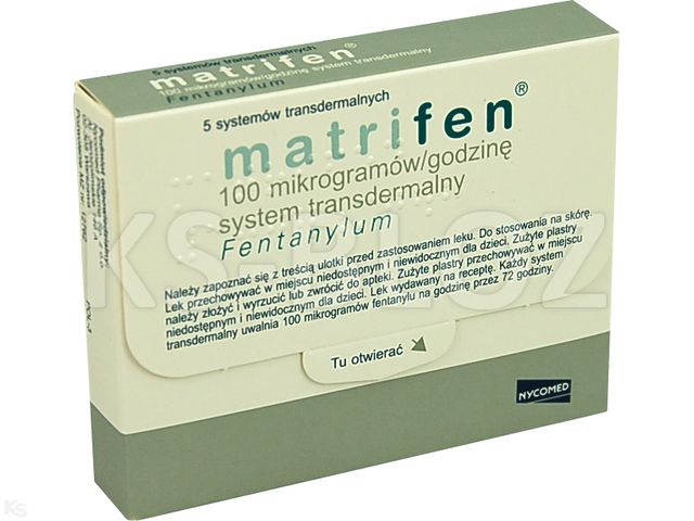 Matrifen 100 ug/h, Transdermales Pflaster