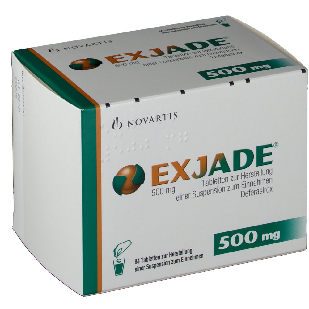 Exjade 500 mg, dispergierbare Tabletten