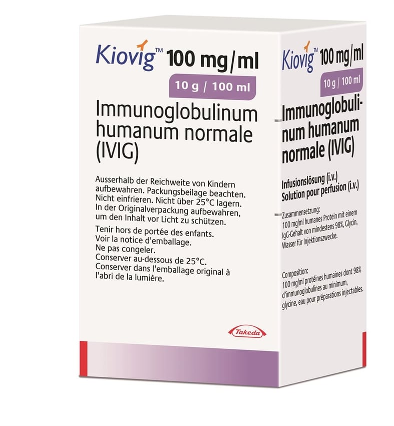 KIOVIG sol perf 10 g/100ml i.v. flac 100 ml