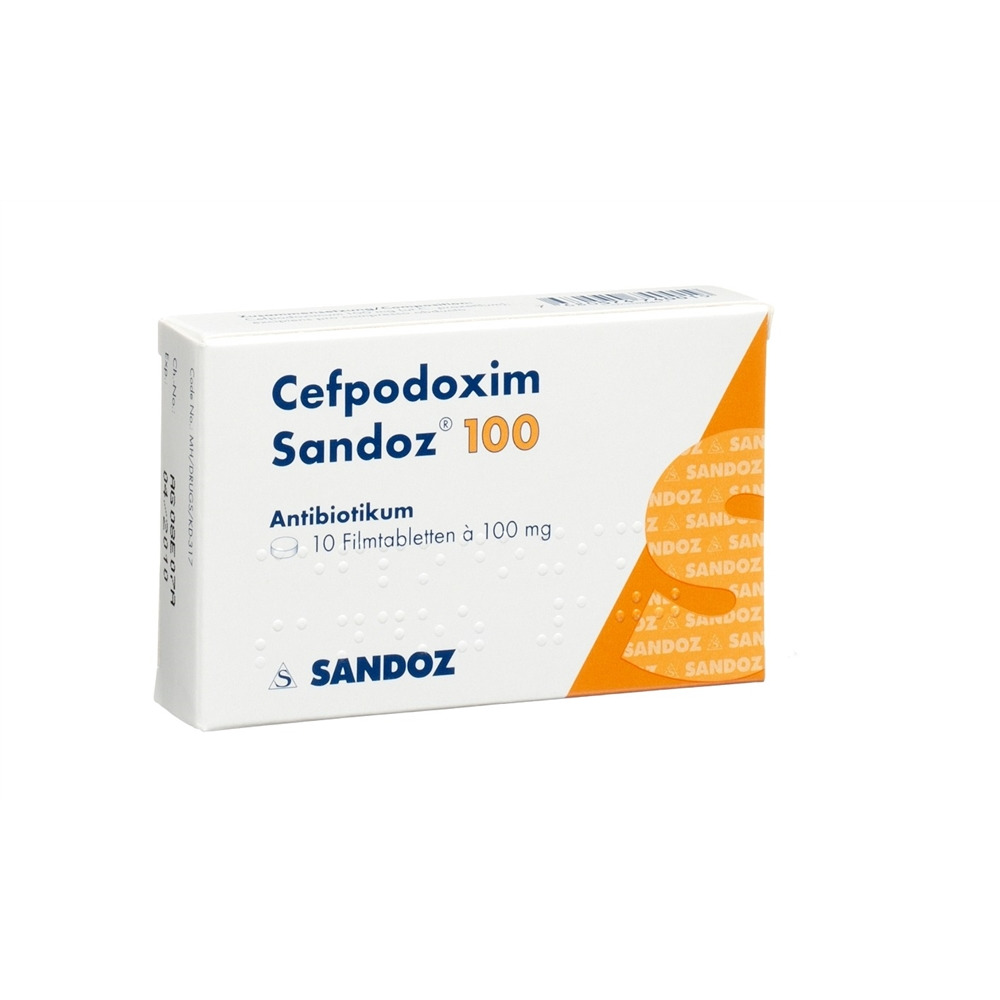 Cefpodoxim Sandoz 100, Filmtabletten