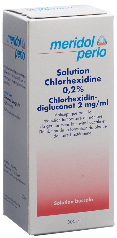 Meridol perio Chlorhexidin Lösung 0.2%, Lösung zur Anwendung in der Mundhöhle